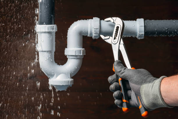 Professional Sewer Line Repair technician working in Mastic, NY